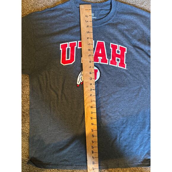 Men’s Utah Utes Top of the World Gray Long Sleeve T-Shirt - XL - Picture 3 of 6